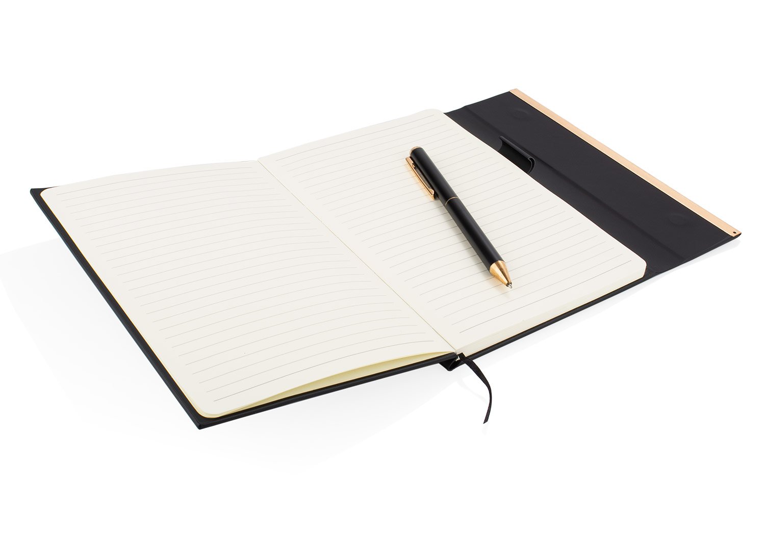 libreta yamal con bolígrafo