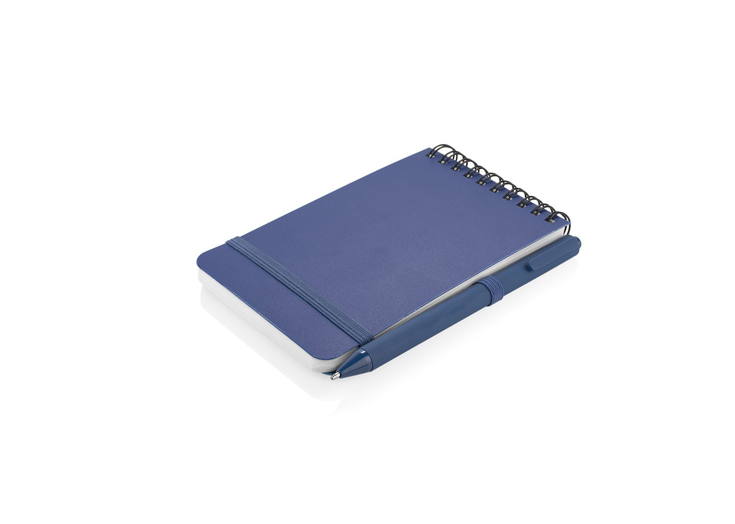 libreta clasp con bolígrafo