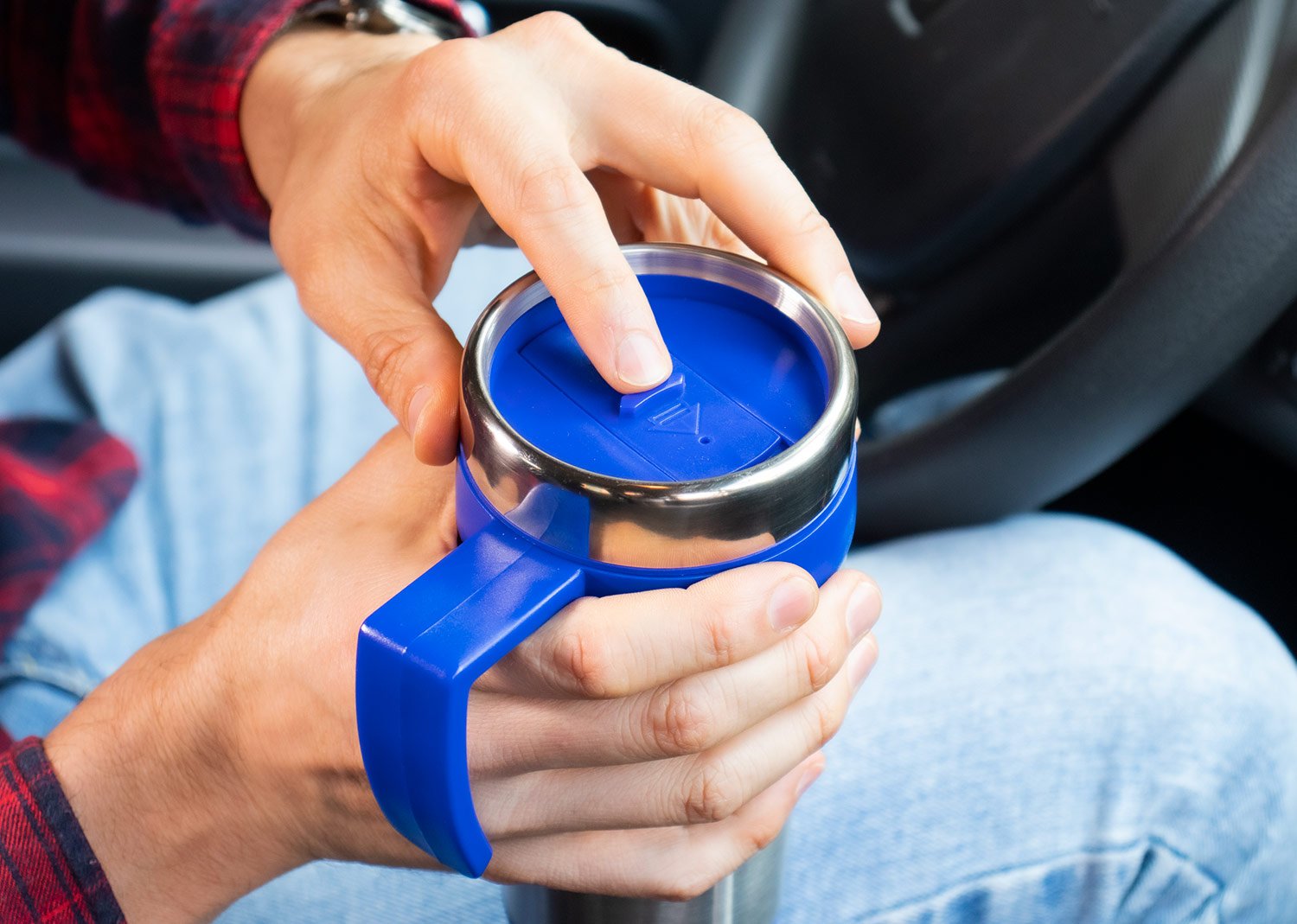 mug en acero spike 400 ml / 15 oz