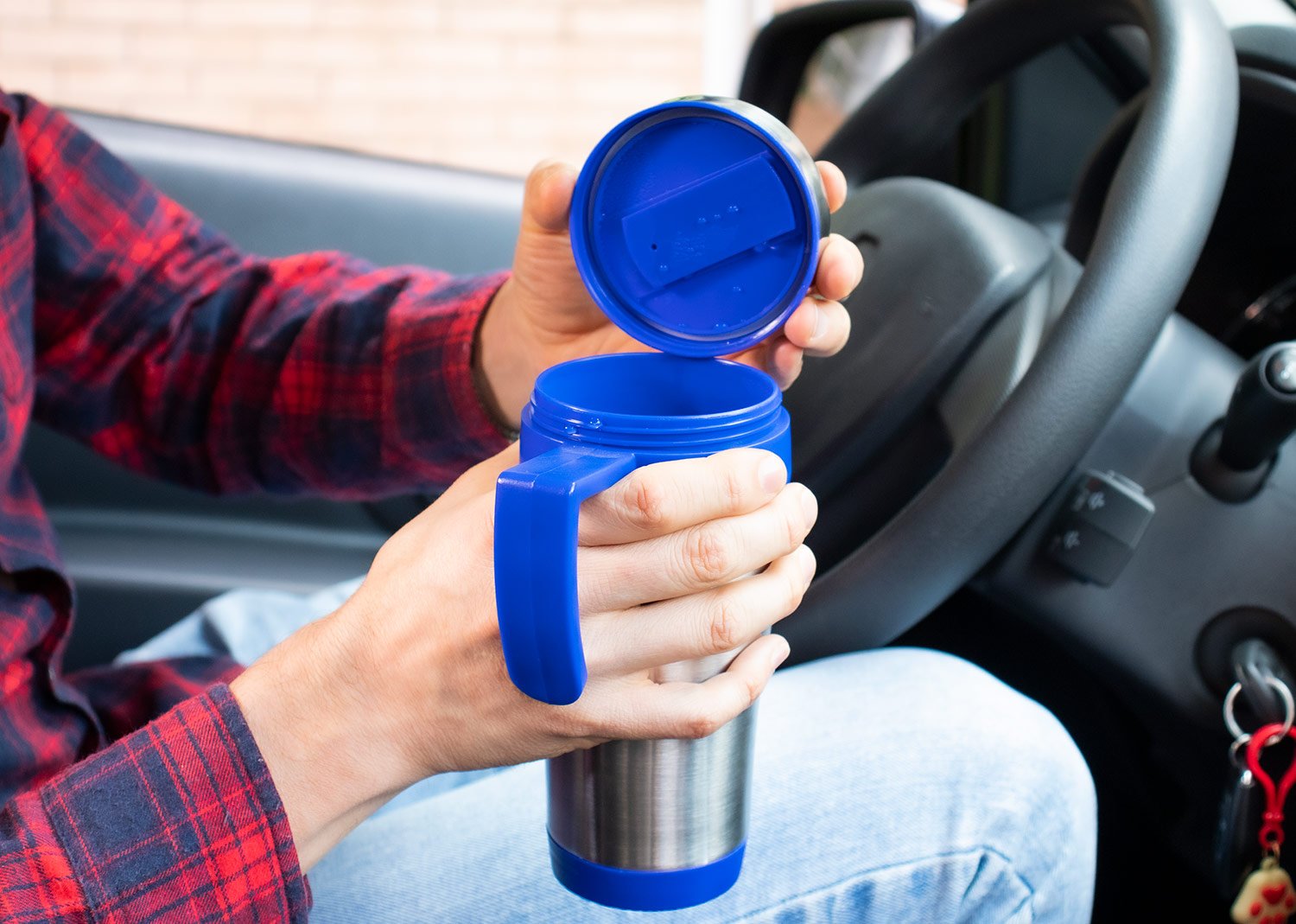 mug en acero spike 400 ml / 15 oz