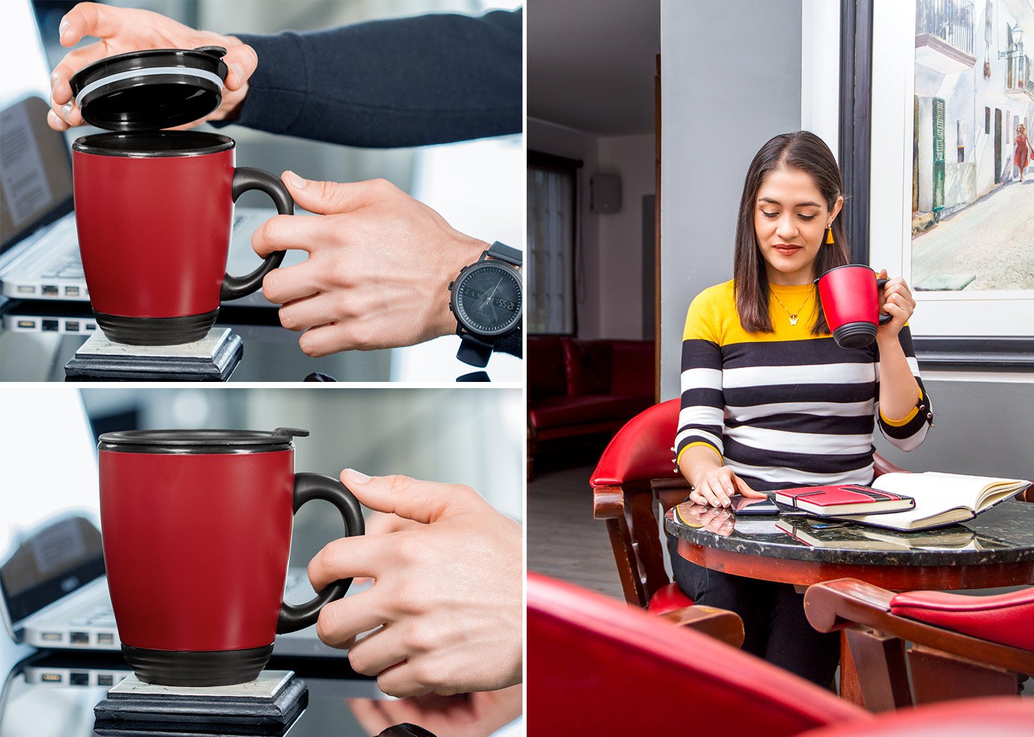 mug en acero dj 480 ml /16 oz