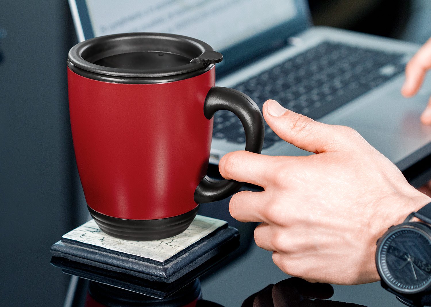 mug en acero dj 480 ml /16 oz