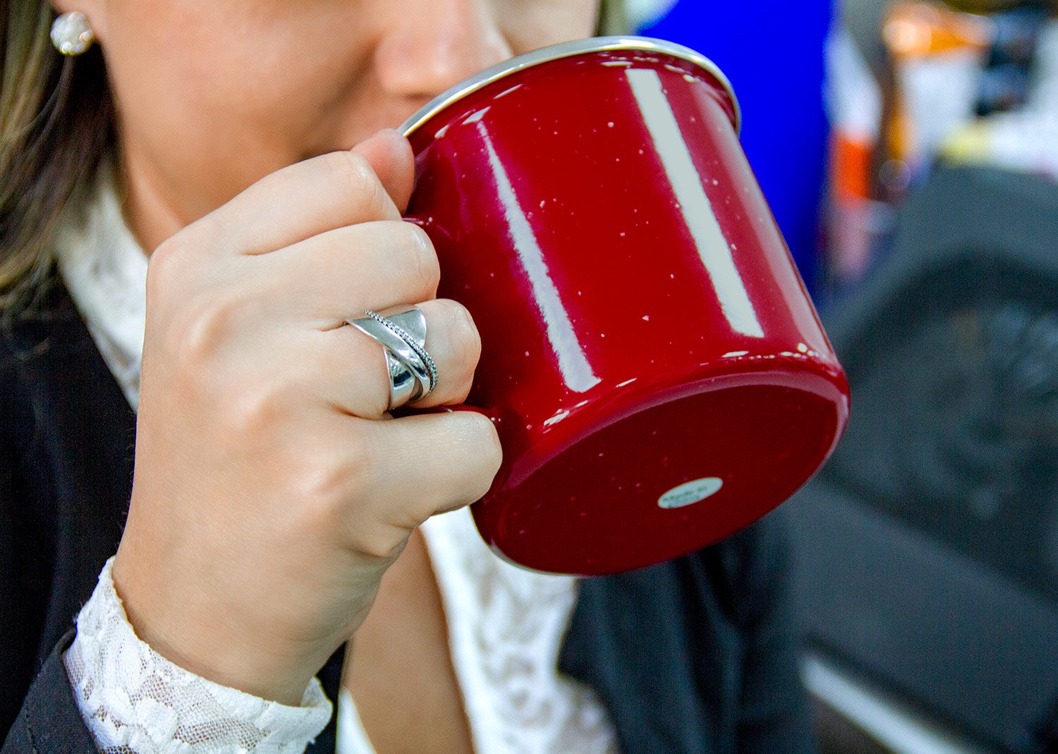 taza esmaltada galaxy 400 ml / 13 oz