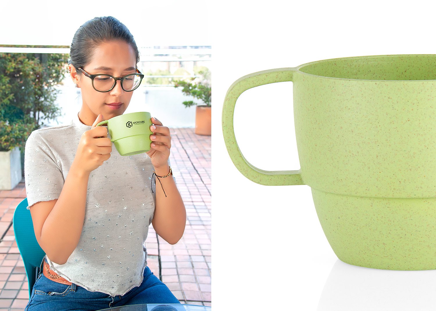 mug paja de trigo 350 ml / 12 oz
