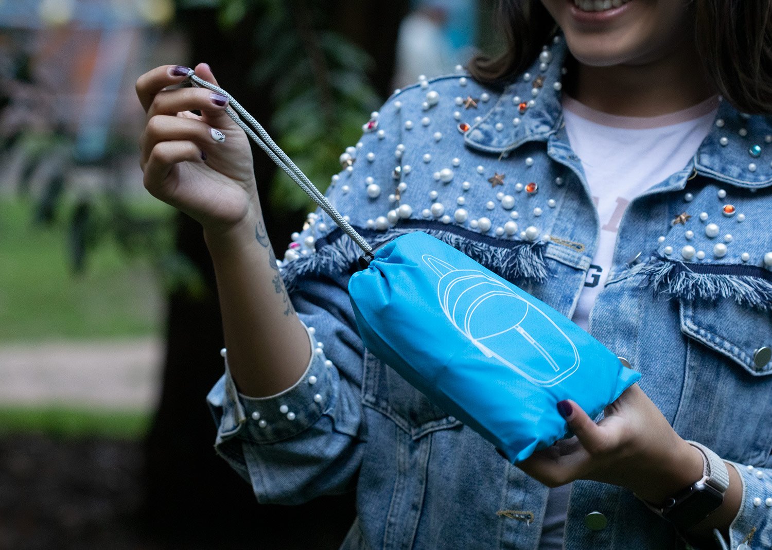 bolso plegable cleopatra 20 lts.