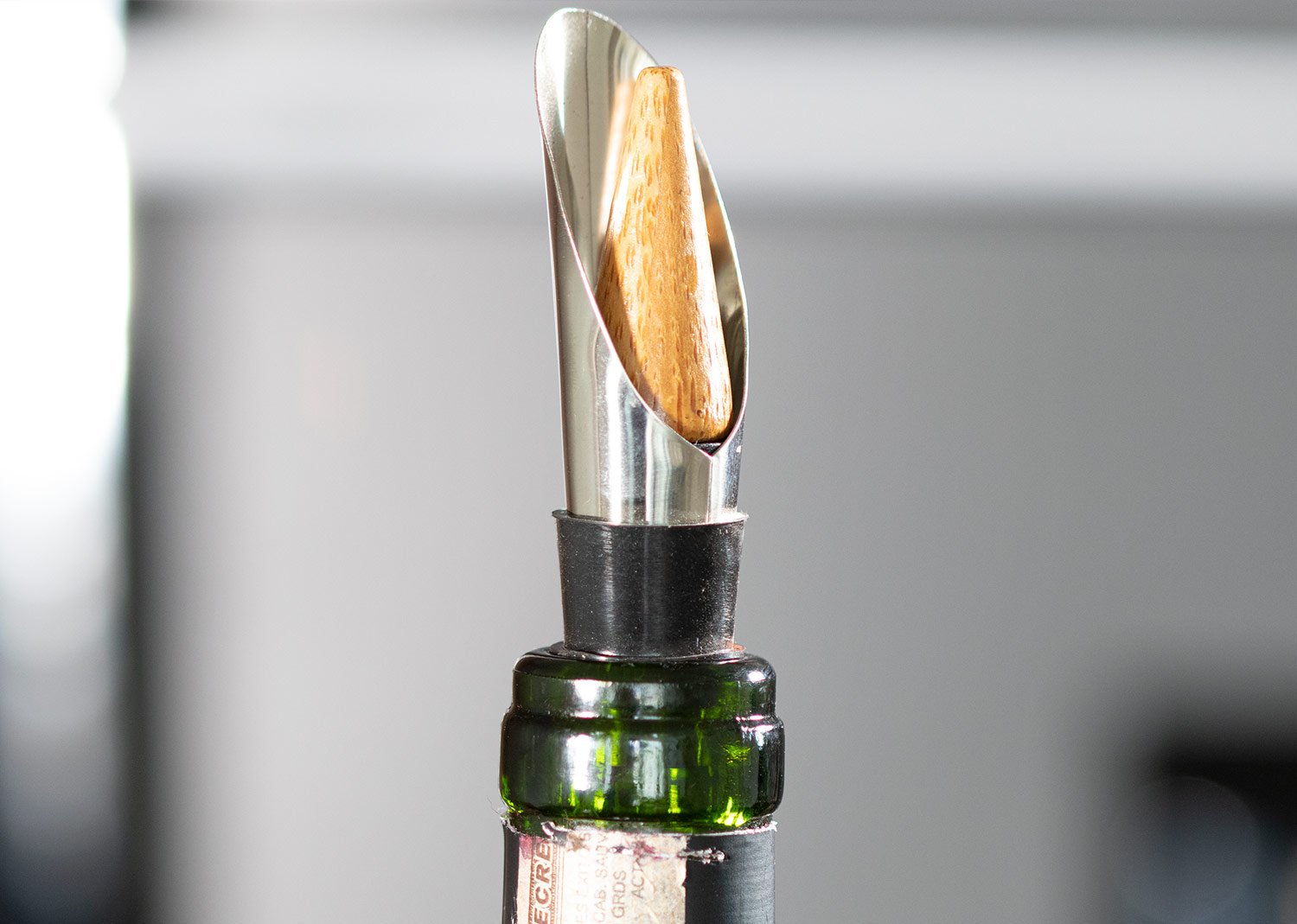 caja de bambú para una botella