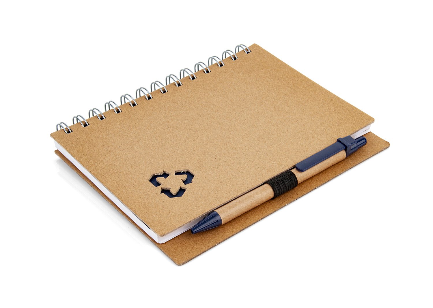 cuaderno con bolígrafo