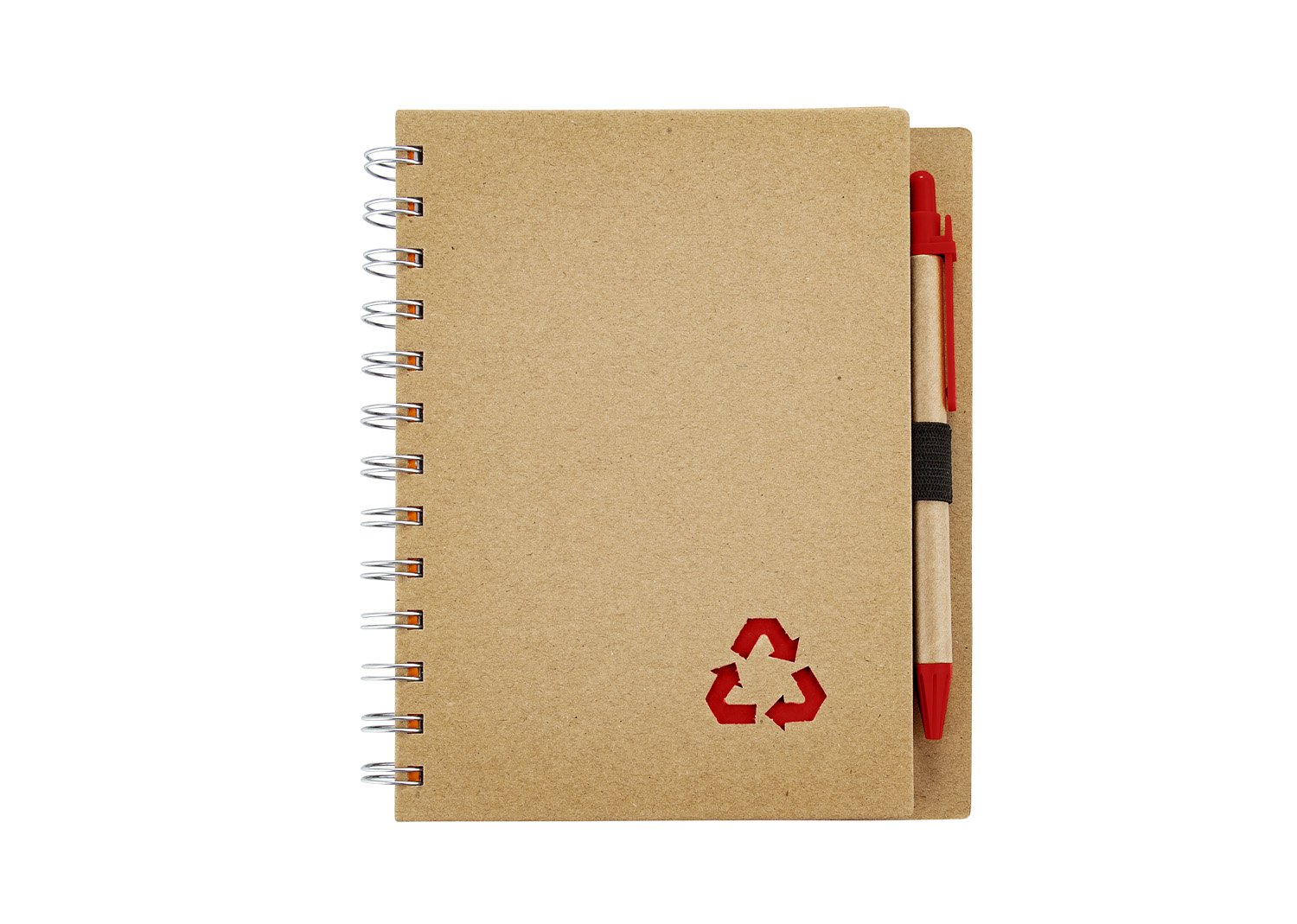 cuaderno con bolígrafo
