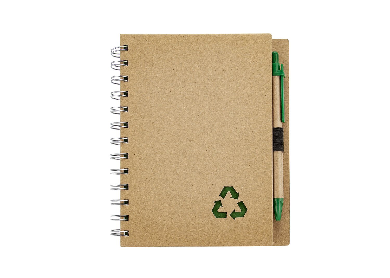 cuaderno con bolígrafo