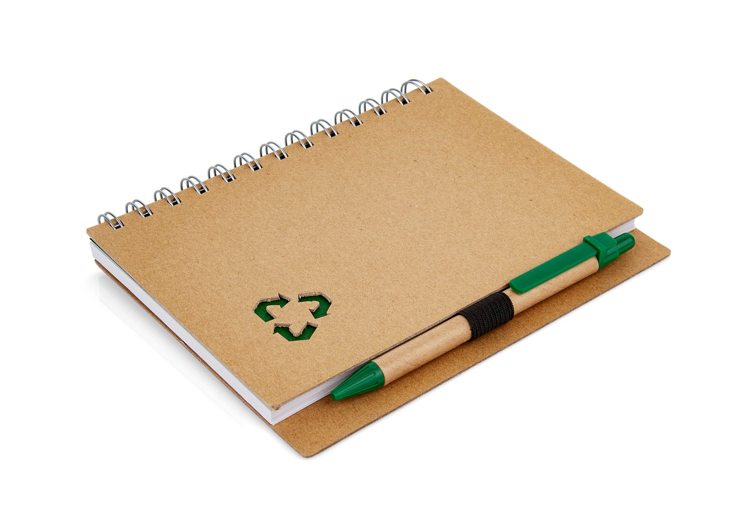 cuaderno con bolígrafo