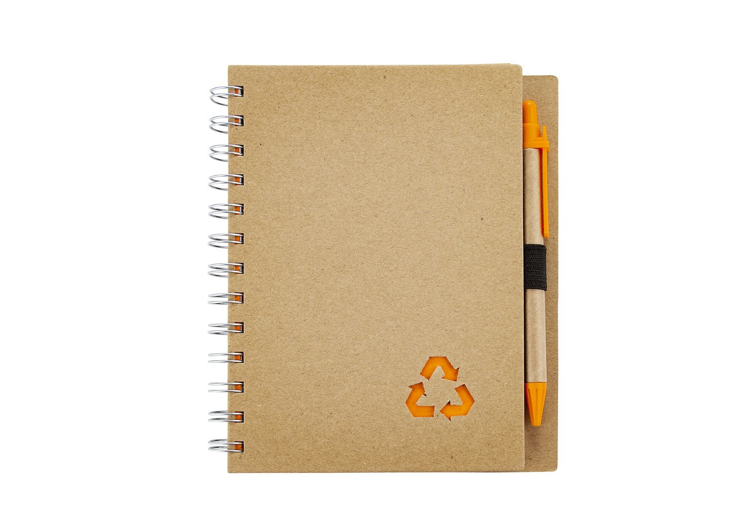 cuaderno con bolígrafo