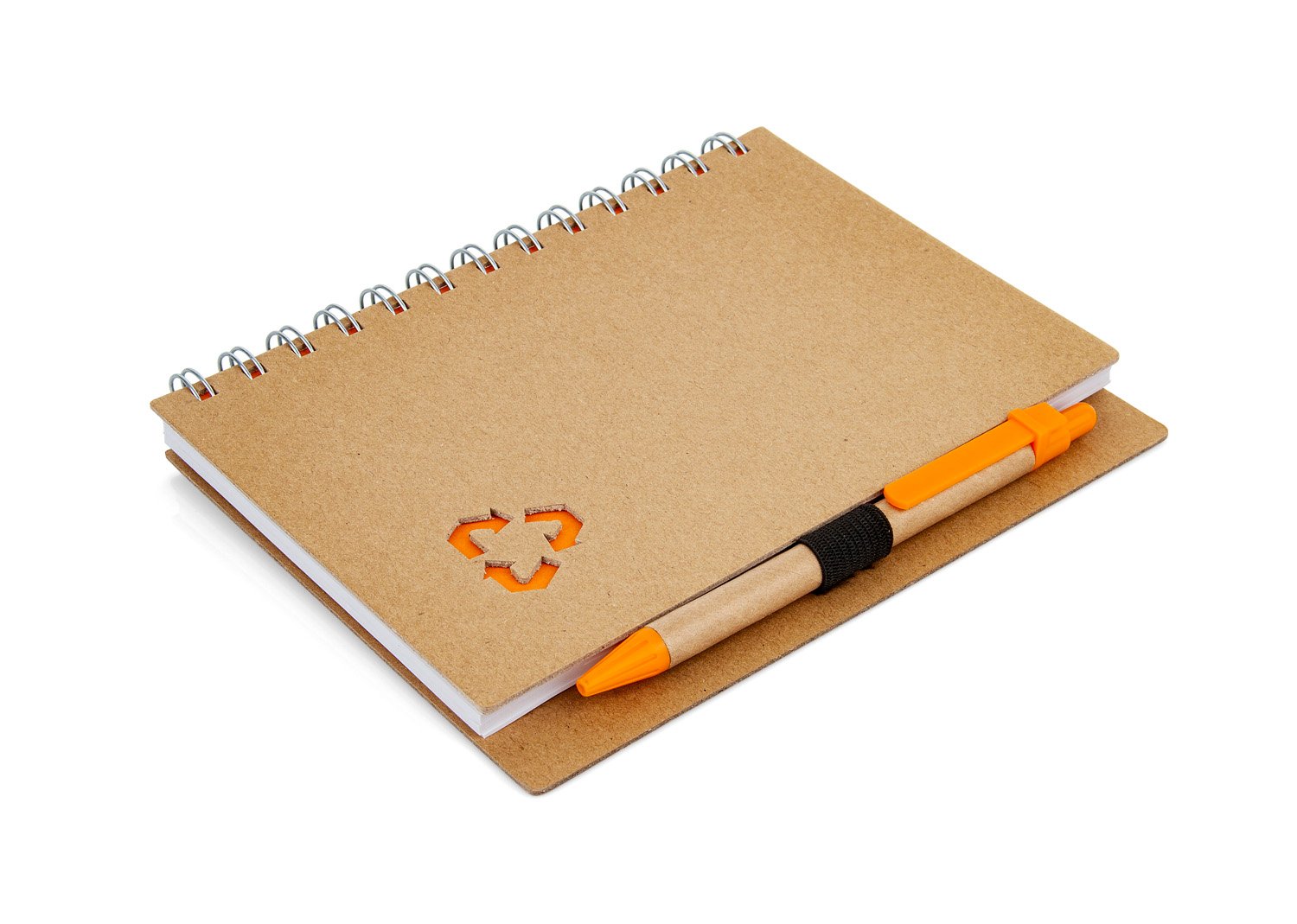cuaderno con bolígrafo