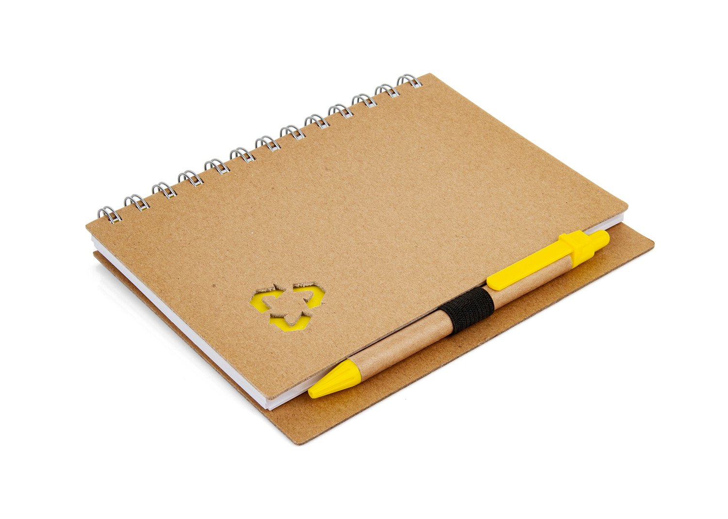 cuaderno con bolígrafo