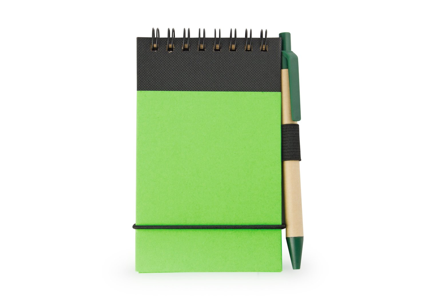 libreta clip con bolígrafo